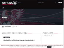 Tablet Screenshot of mondolfocalcio.it